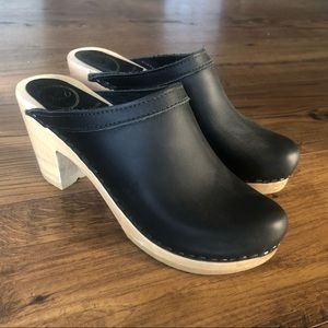 No. 6 Old School High Heel Clog - 38